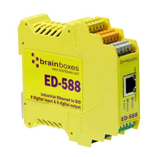 Brainboxes Ethernet to DIO 8 Digital Inputs and 8 Digital Outputs